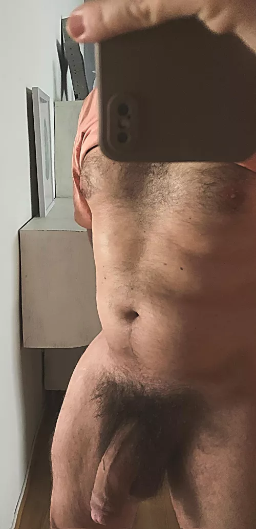 Workout done. Ready for shower