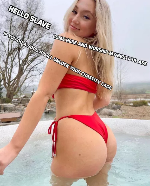 Worship her ass