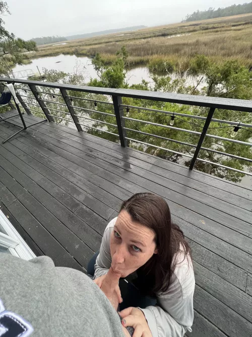 Would anybody let me blow them with this view? O-C Would anybody let me blow them with this view? O-C