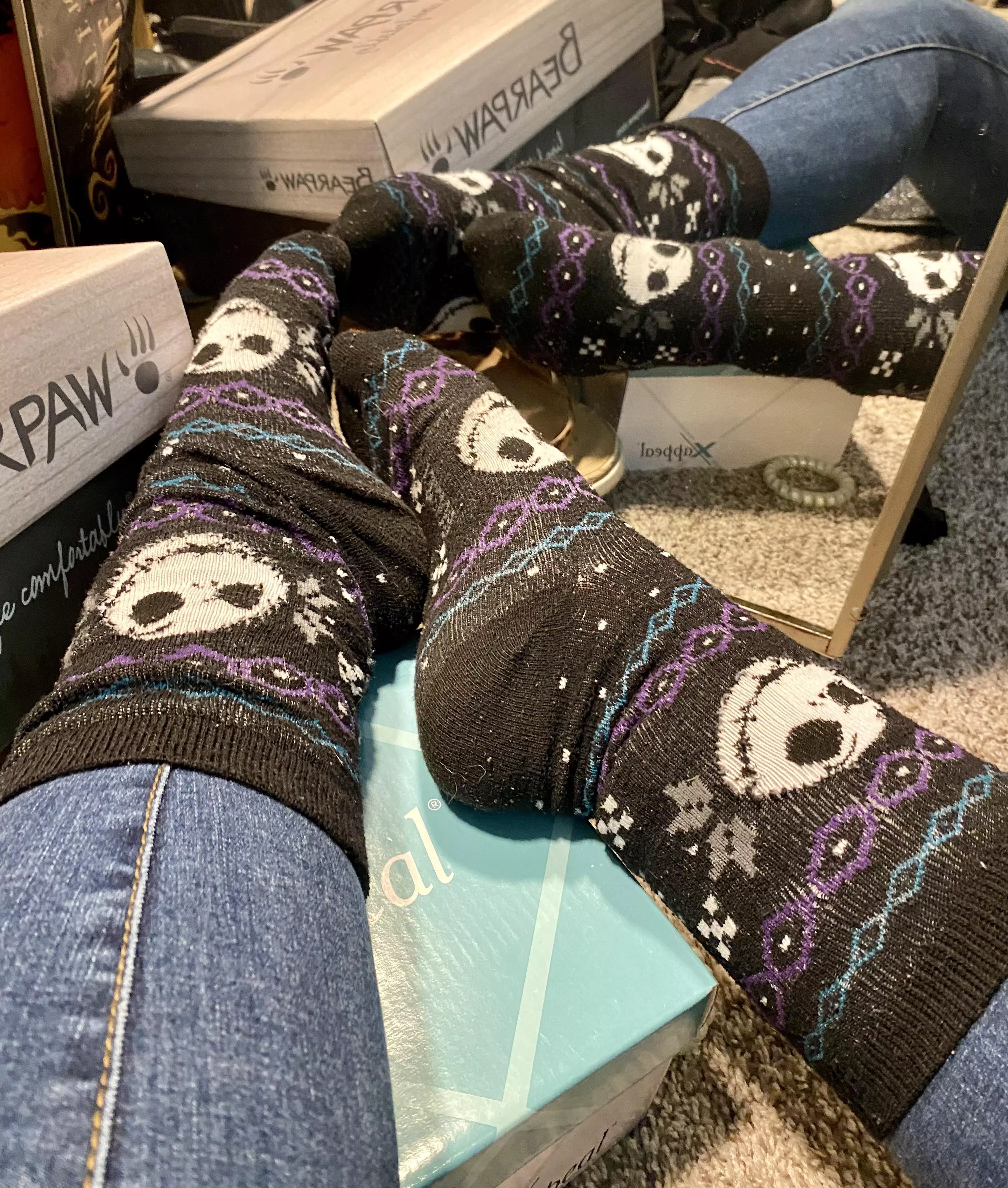 Would it be weird if I rubbed the outside of your pants with my cute socks? ☺️