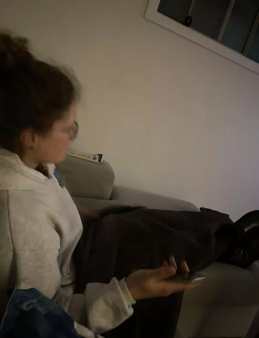 Would love to watch you snuggle under the blanket with my girl and have her jerk your cock Would love to watch you snuggle under the blanket with my girl and have her jerk your cock