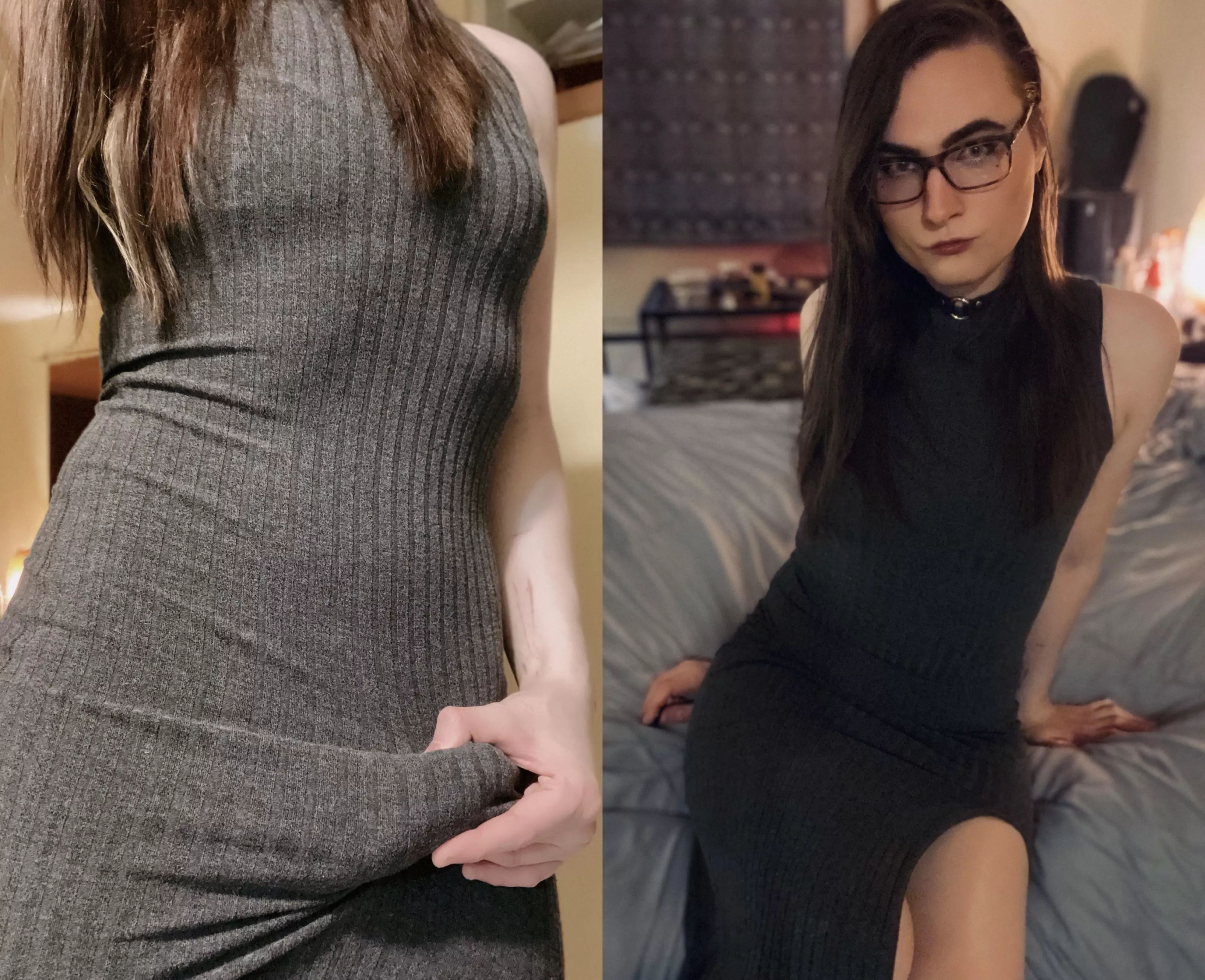 Would you bend over for me? I want to give you your... Christmas present.