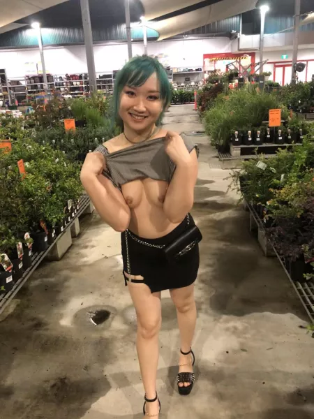 βWould you fβ¦β of course you would! Now would you go plant shopping with me?:P
