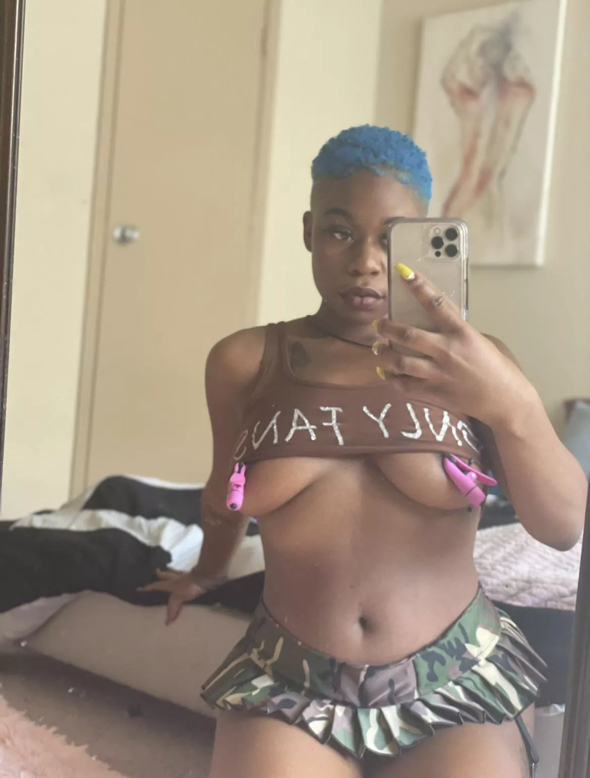 Would you fuck a bald ebony bitch?