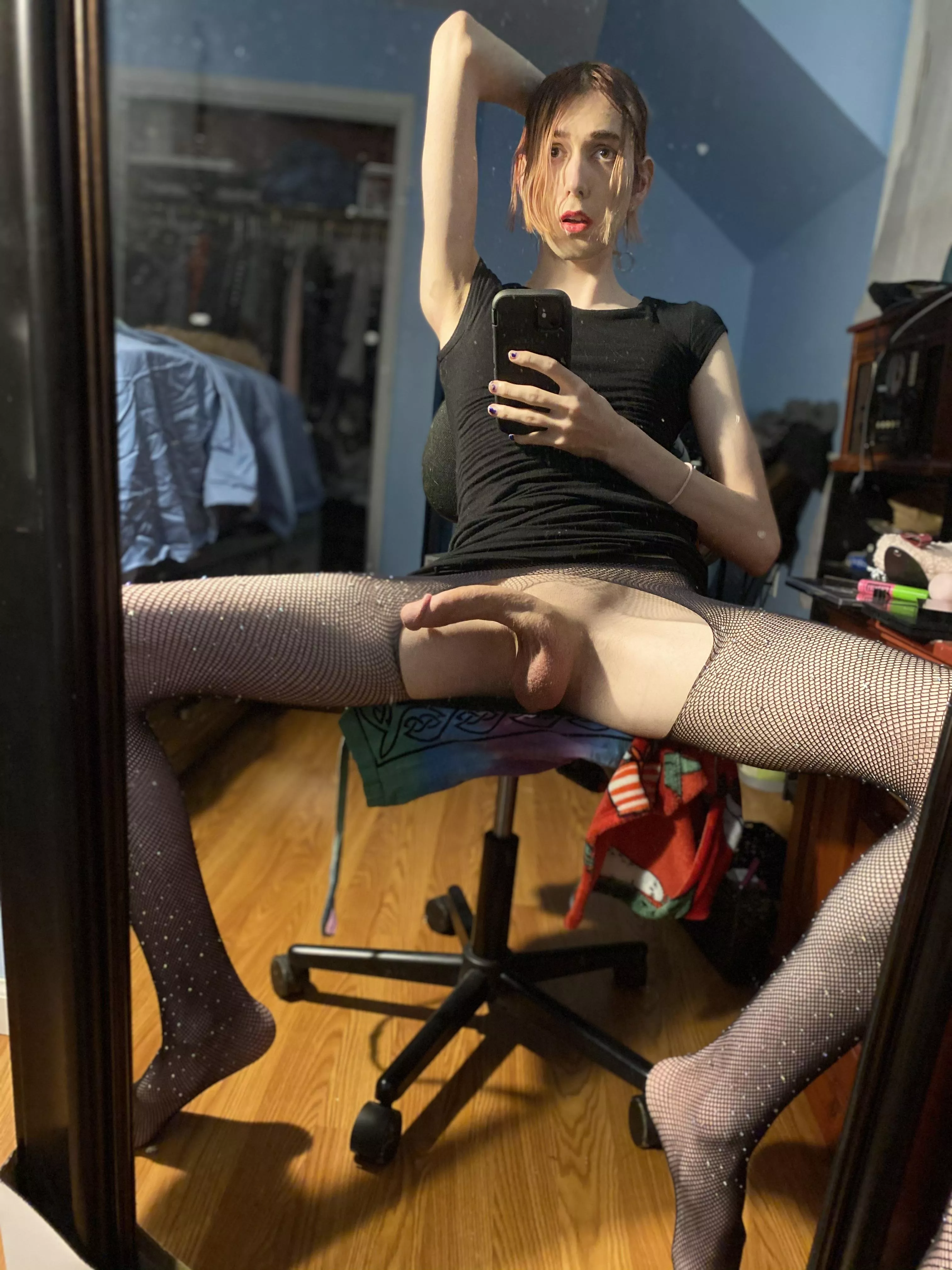 Would you get between my thighs? Would you get between my thighs?