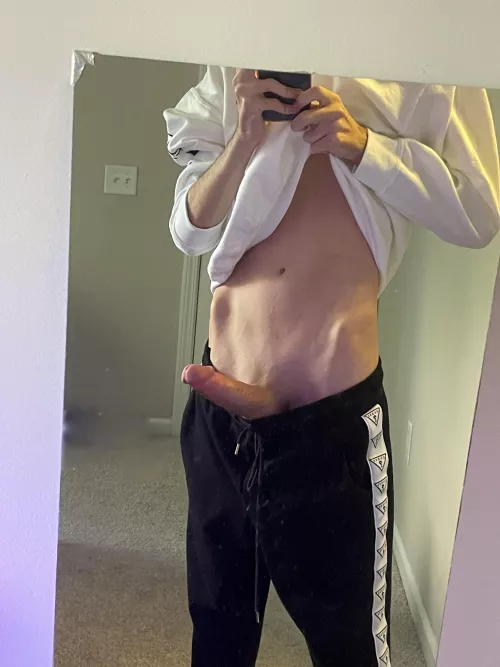 Would you give love to my 18yo cock? 🥺