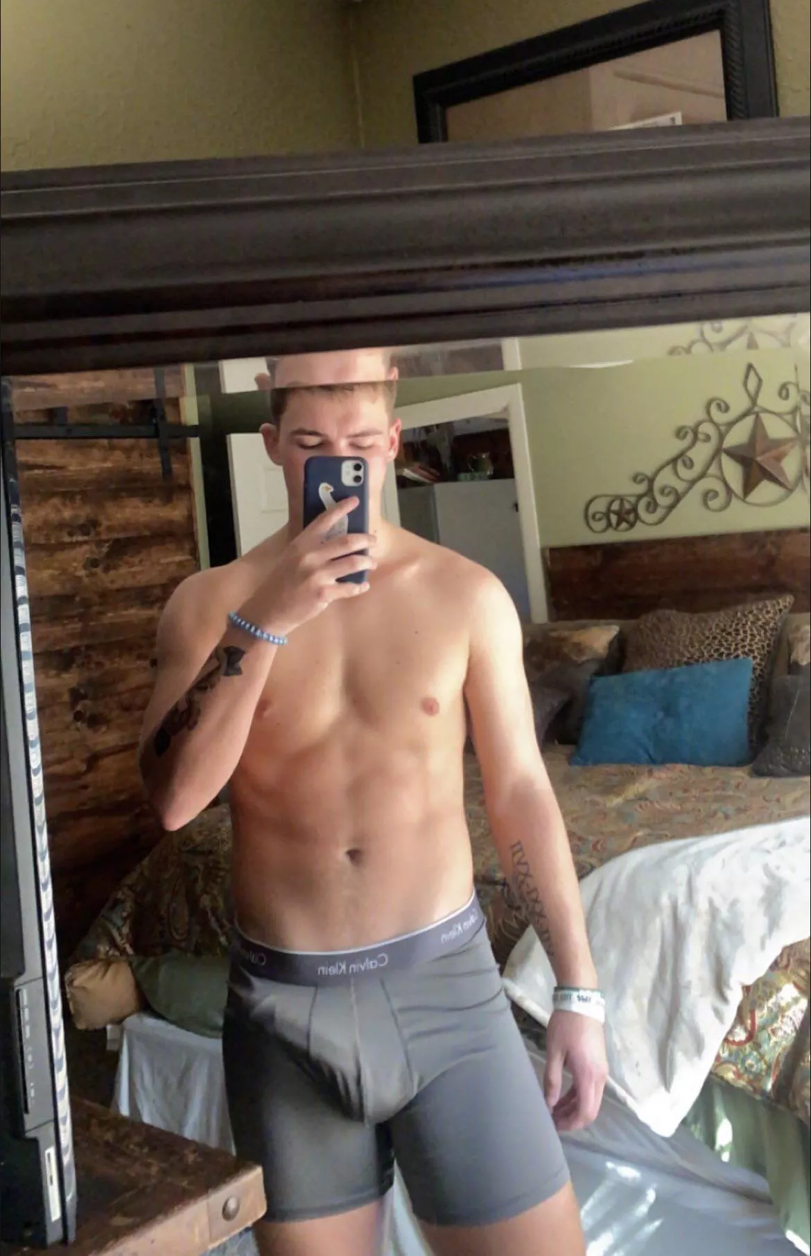 Would you let me walk around the apartment like this?