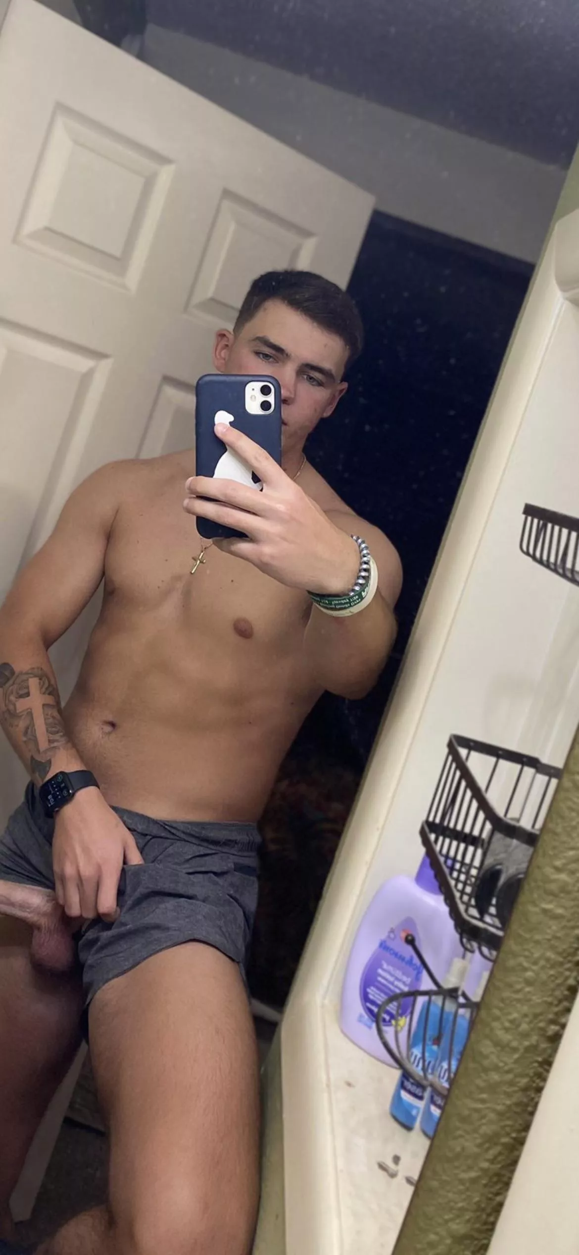 Would you let this jock pin you down and ram your hole ?
