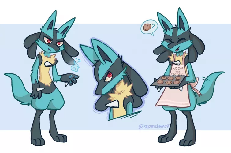 Would you like a cookie? [Lucario doodles by me @kazunekomori]