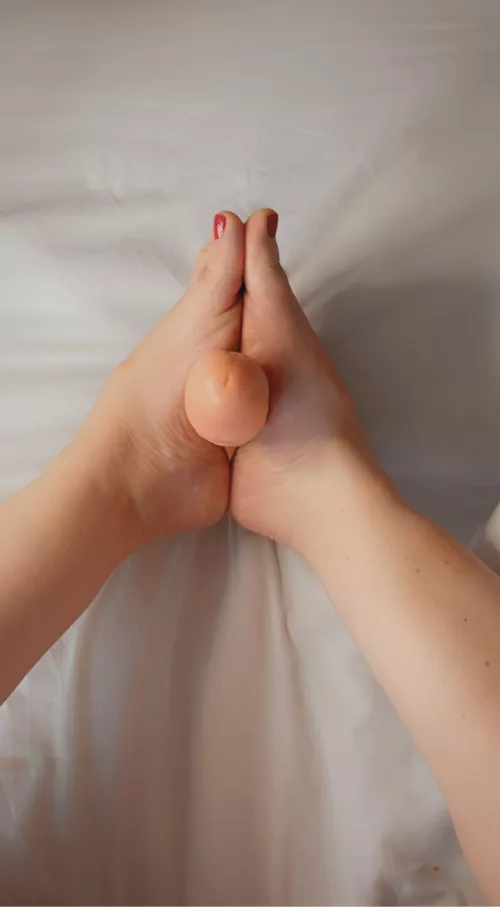 Would you like this to be you between my feet? π