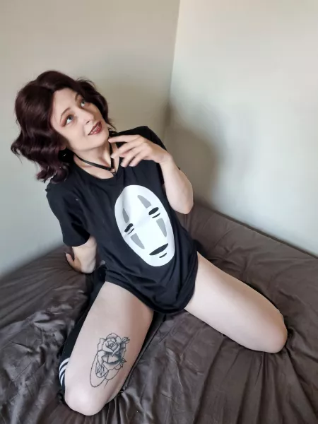 Would you like to see underneath the oversized tshirt?