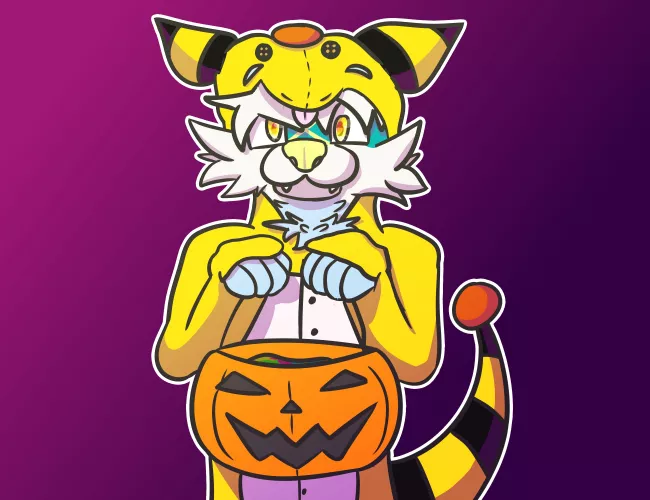 Would you mind giving some candy to a cute Corgi? (art by me @TonyTheReindeer one Twitter)