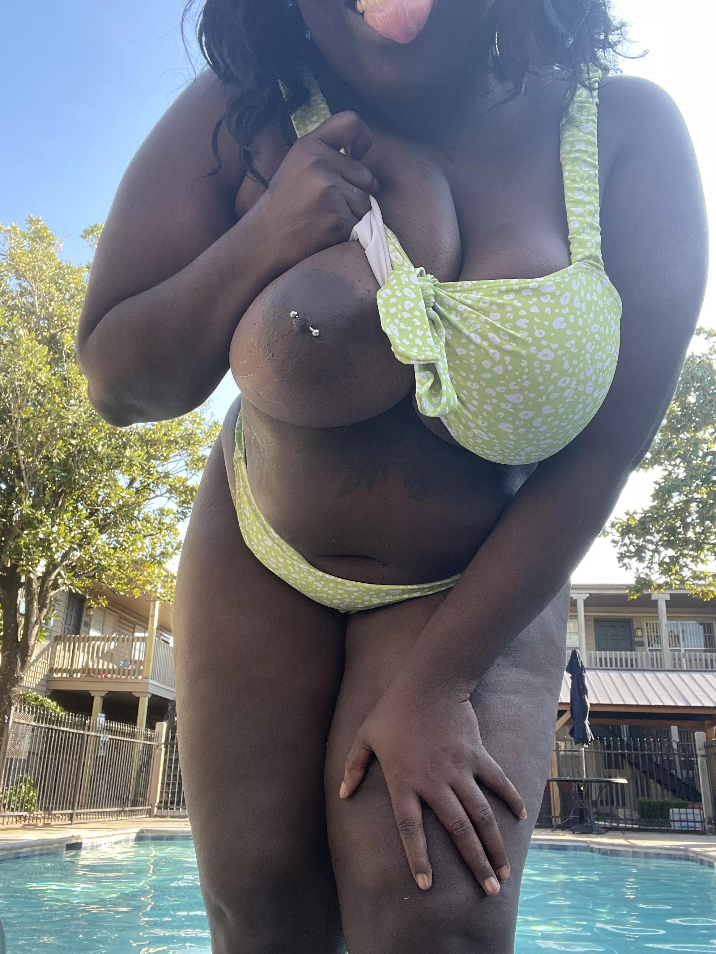 would you play with my titties by the pool? would you play with my titties by the pool?