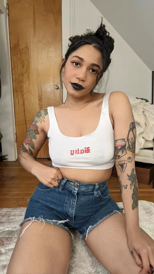 Would you pound a black goth?