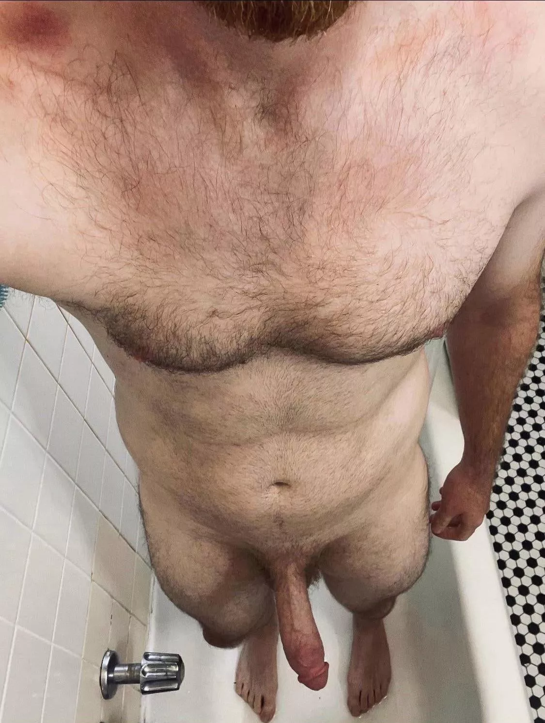 Would you prefer to shower bent over, or on your knees? Would you prefer to shower bent over, or on your knees?