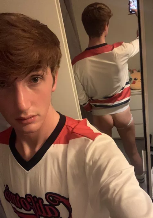 Would you rail my smooth ass hard after class in my jockstrap 😈?