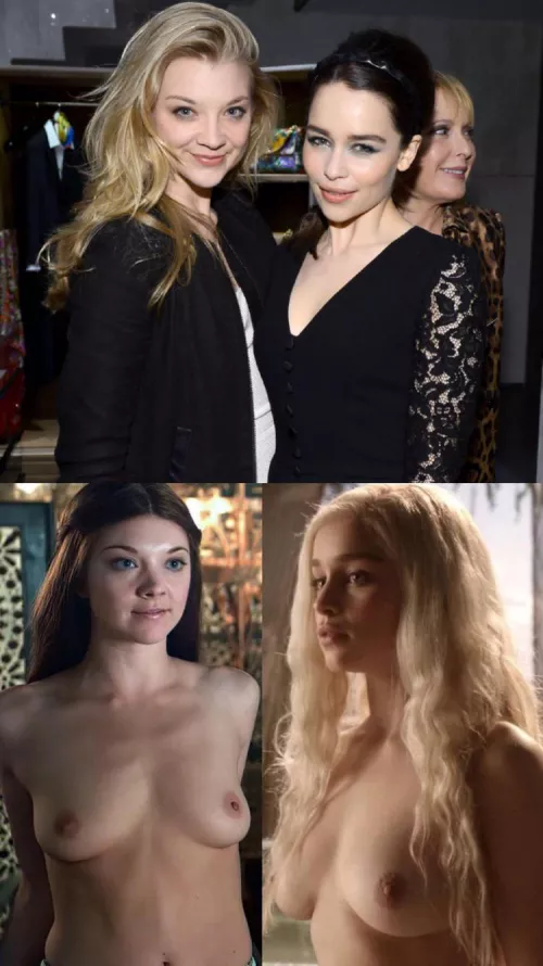 Would you rather fuck Natalie Dormer or Emilia Clarke? Would you rather fuck Natalie Dormer or Emilia Clarke?