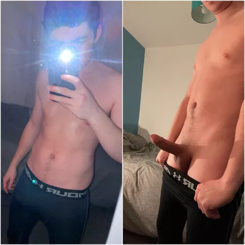 Would you say hi if you saw me in the gym like this? 🏋️♂️ (dms open) 😉🥵