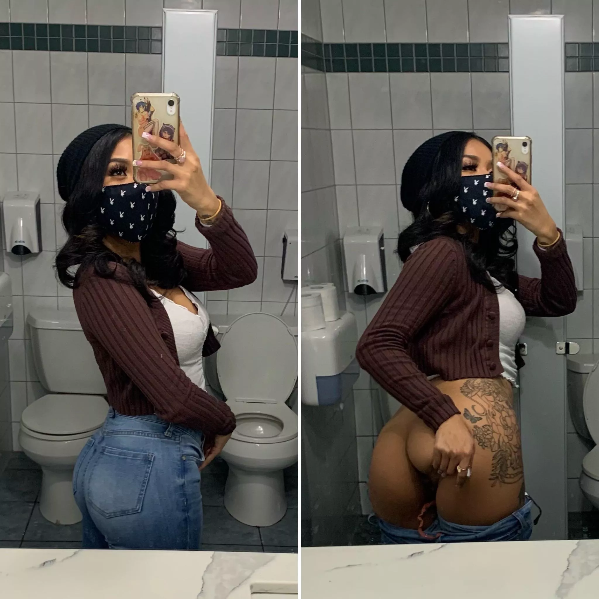 Would you secretly fuck me in the bathroom stall? 👀