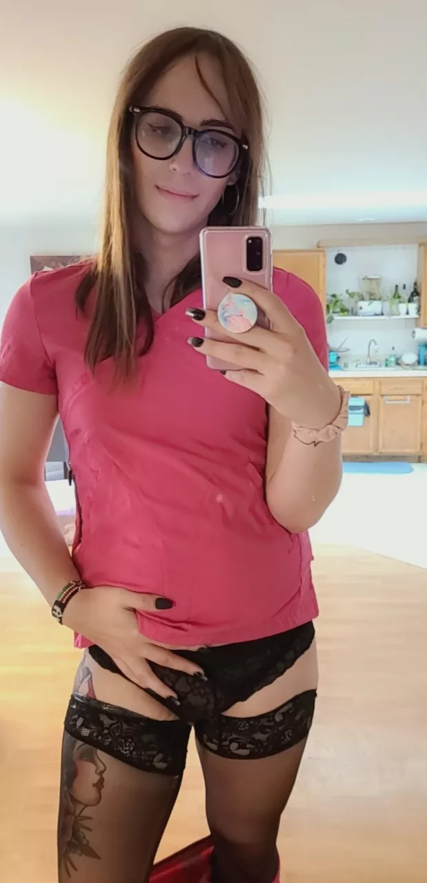 Would you still let me be your nurse if you noticed my bulge? Would you still let me be your nurse if you noticed my bulge?