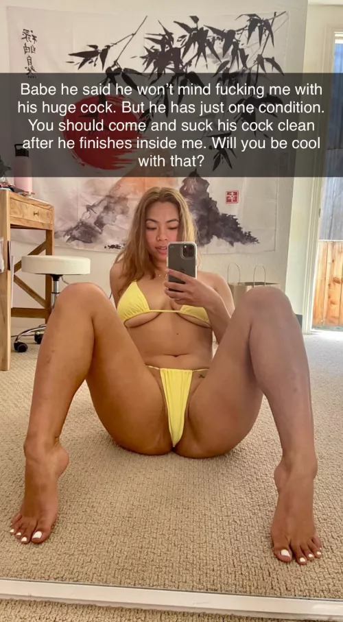 Would you suck another man’s cock to give your girl the treatment she deserves?