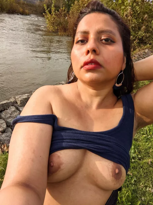 Would you suck my tits in public? Would you suck my tits in public?