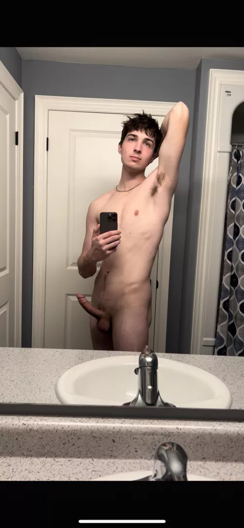Would you swallow this curved cock?