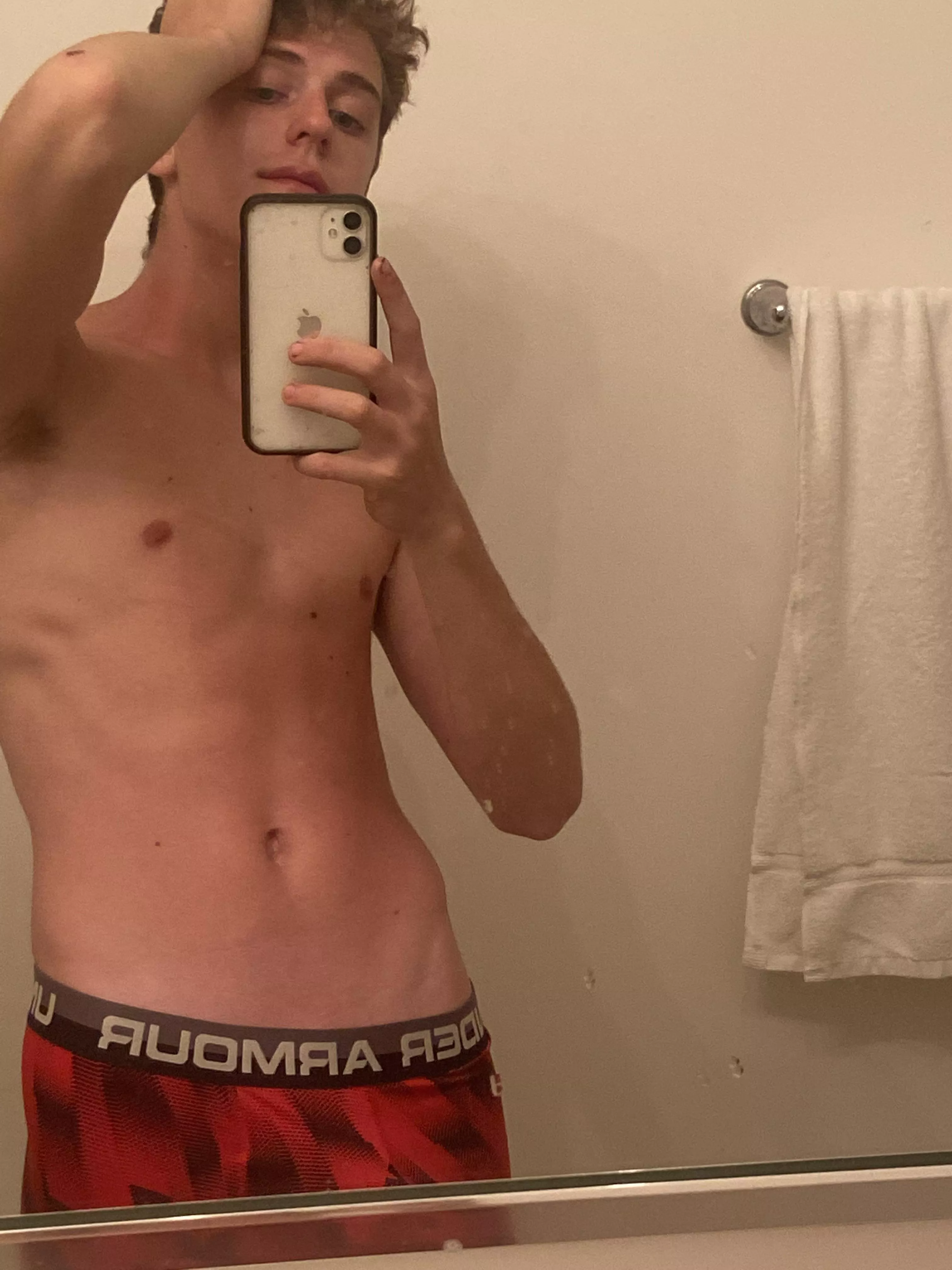 Would you take them off to get to me or just pull my cock through?