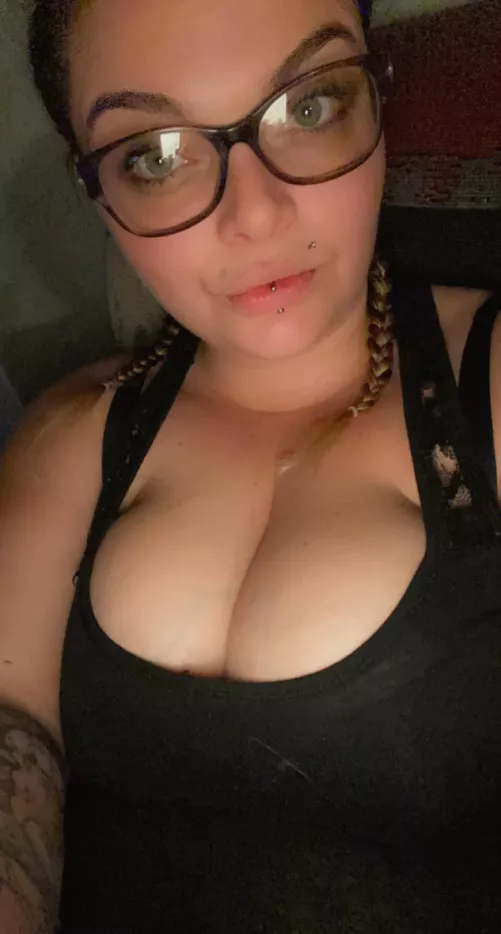 Would you think I was a hot librarian with these glasses and that busty chest?