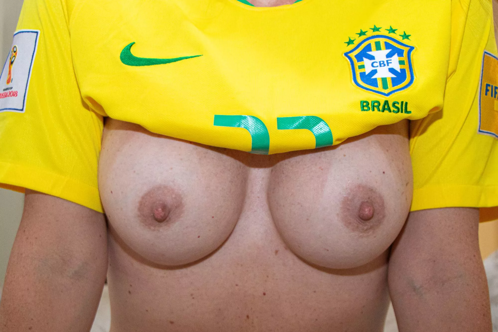 Would your dick fit between my boobs? 43yo, mom of two