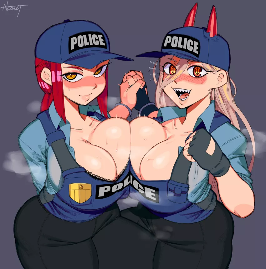 Wow demon cops i love it Wow demon cops i love it
