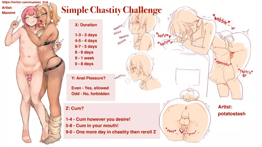 X = 0 Y= 7 Z = 0. In 9 days I have to reroll this roulette to see if I get to cum. But I think I'm gonna change it up and reroll to see if I get released. X = 0 Y= 7 Z = 0. In 9 days I have to reroll this roulette to see if I get to cum. But I think I'm gonna change it up and reroll to see if I get released.