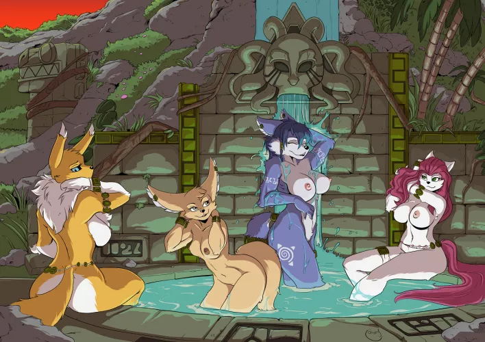 (yawg) [FFFF] taking a shower in the temple