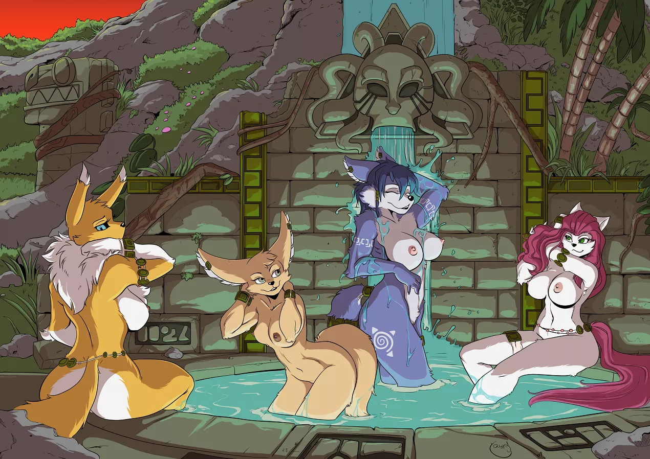 (yawg) [FFFF] taking a shower in the temple