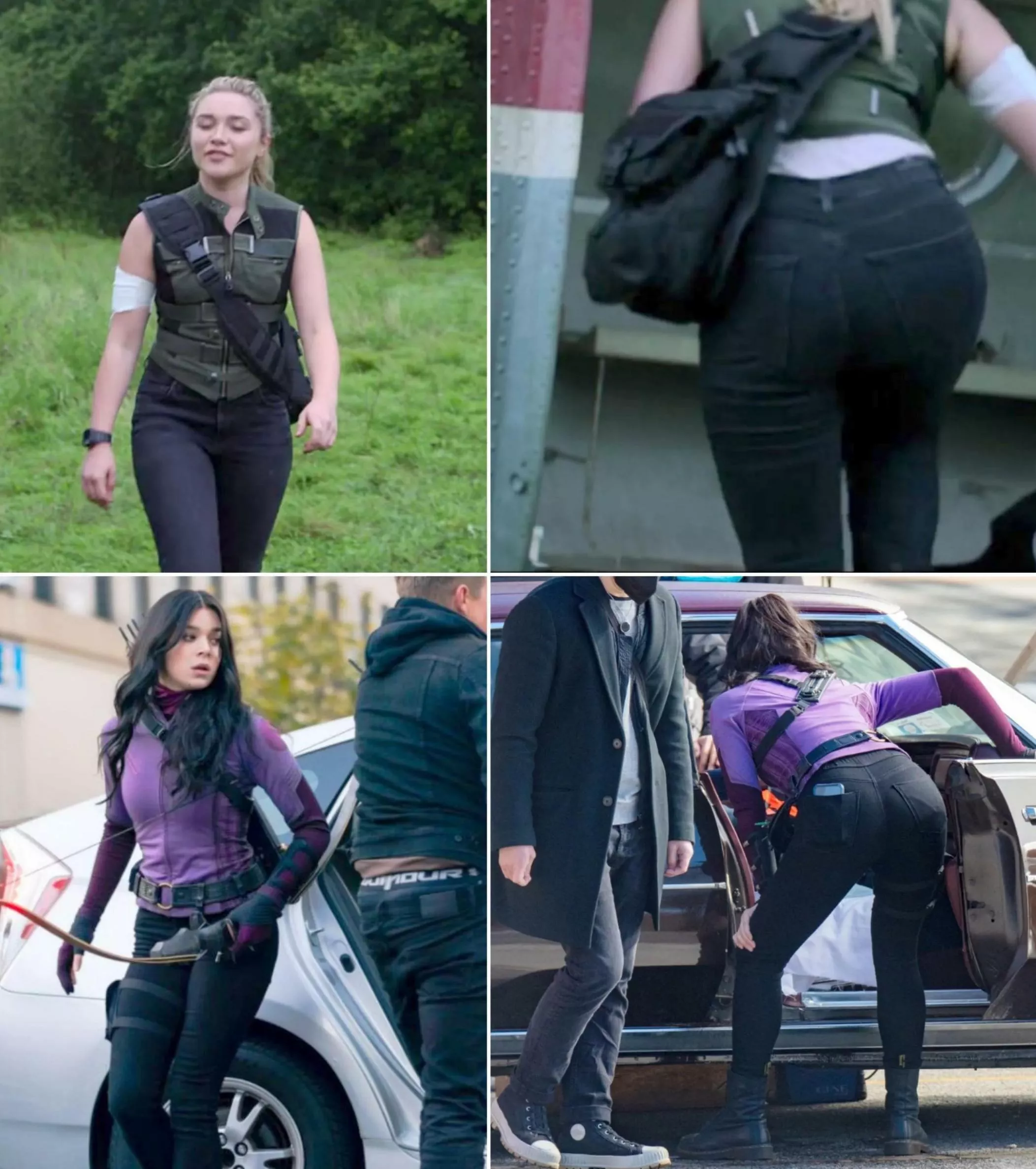 Yelena (Florence Pugh) and Kate Bishop (Hailee Steinfeld) the Avengers new booty calls