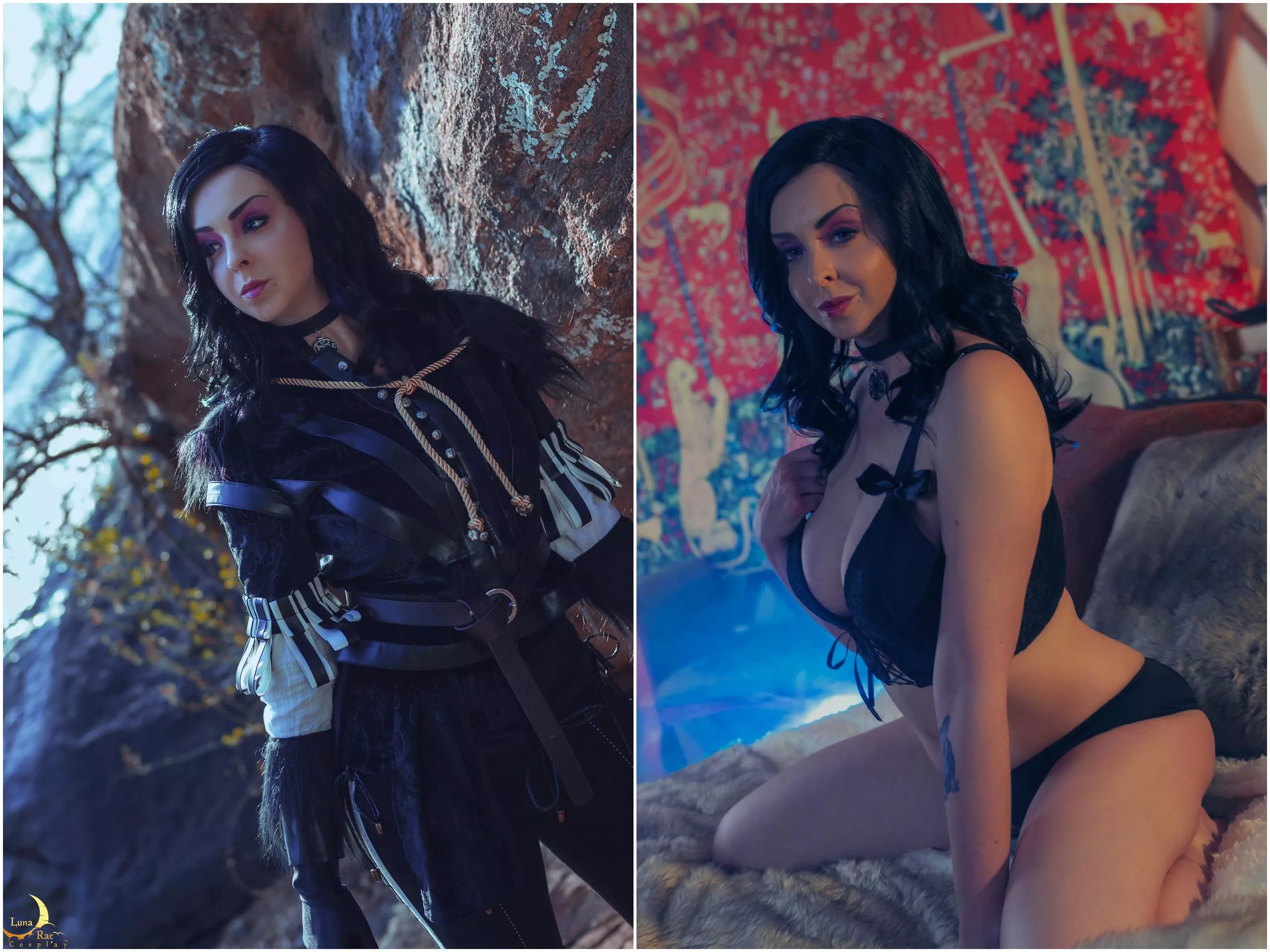 Yennefer on/off by Lunaraecosplay