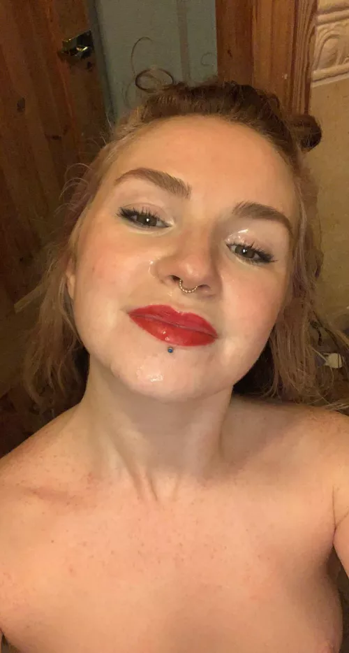 Yes, the cum by my eye did turn my eye red and puffy, but itβs always worth it π