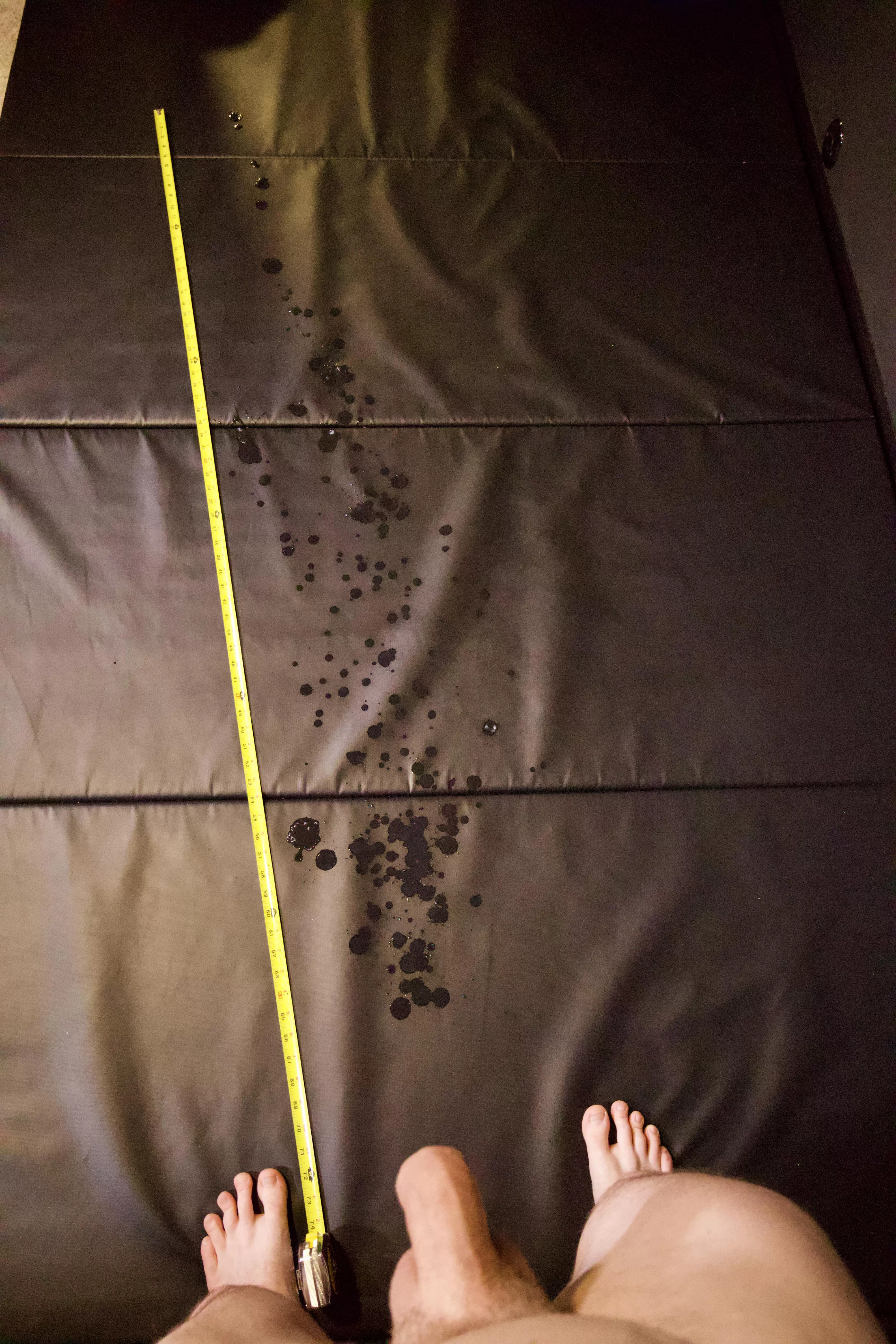 Yesterday I jerked off standing up and shot cum 74 inches. That’s 1.88 m for my international audience. There’s a video of it to….