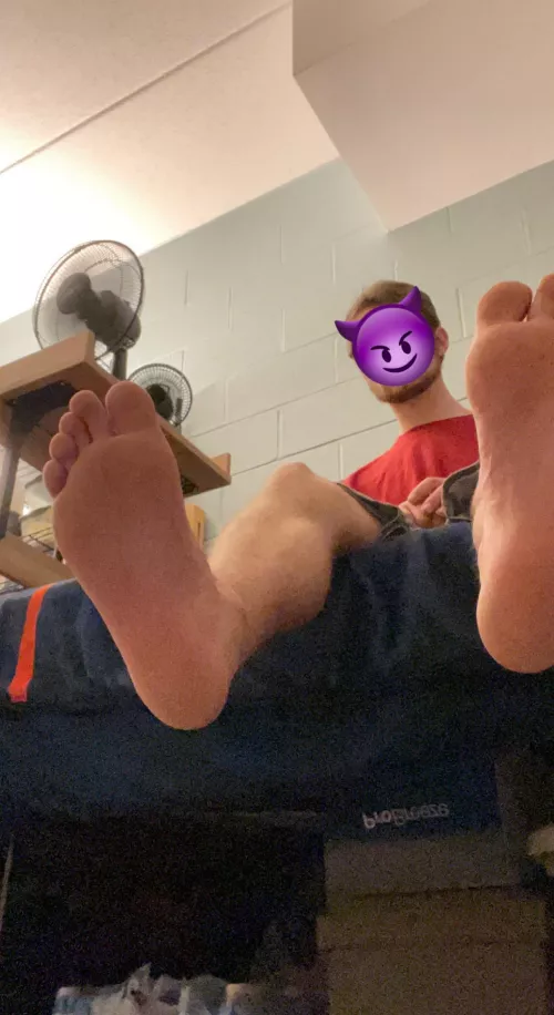 You belong under my feet.