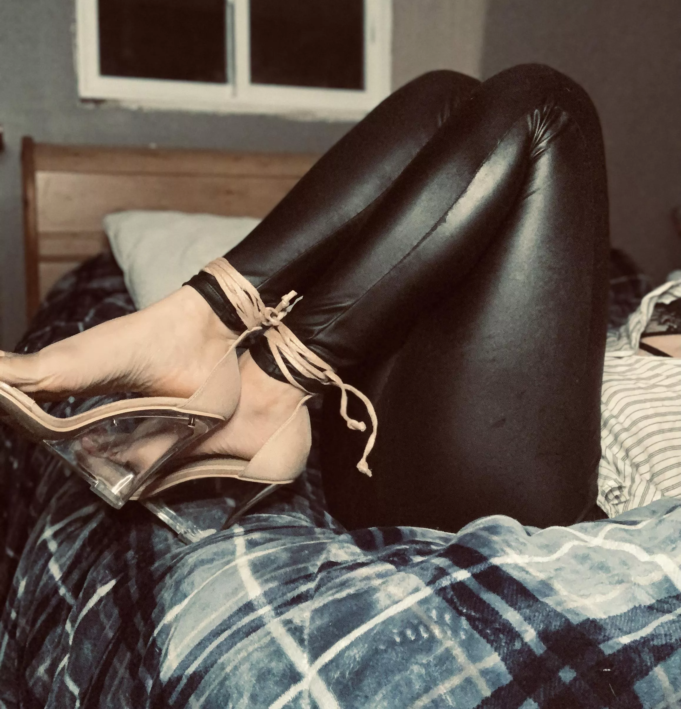 You can always find me in leather leggings 👅