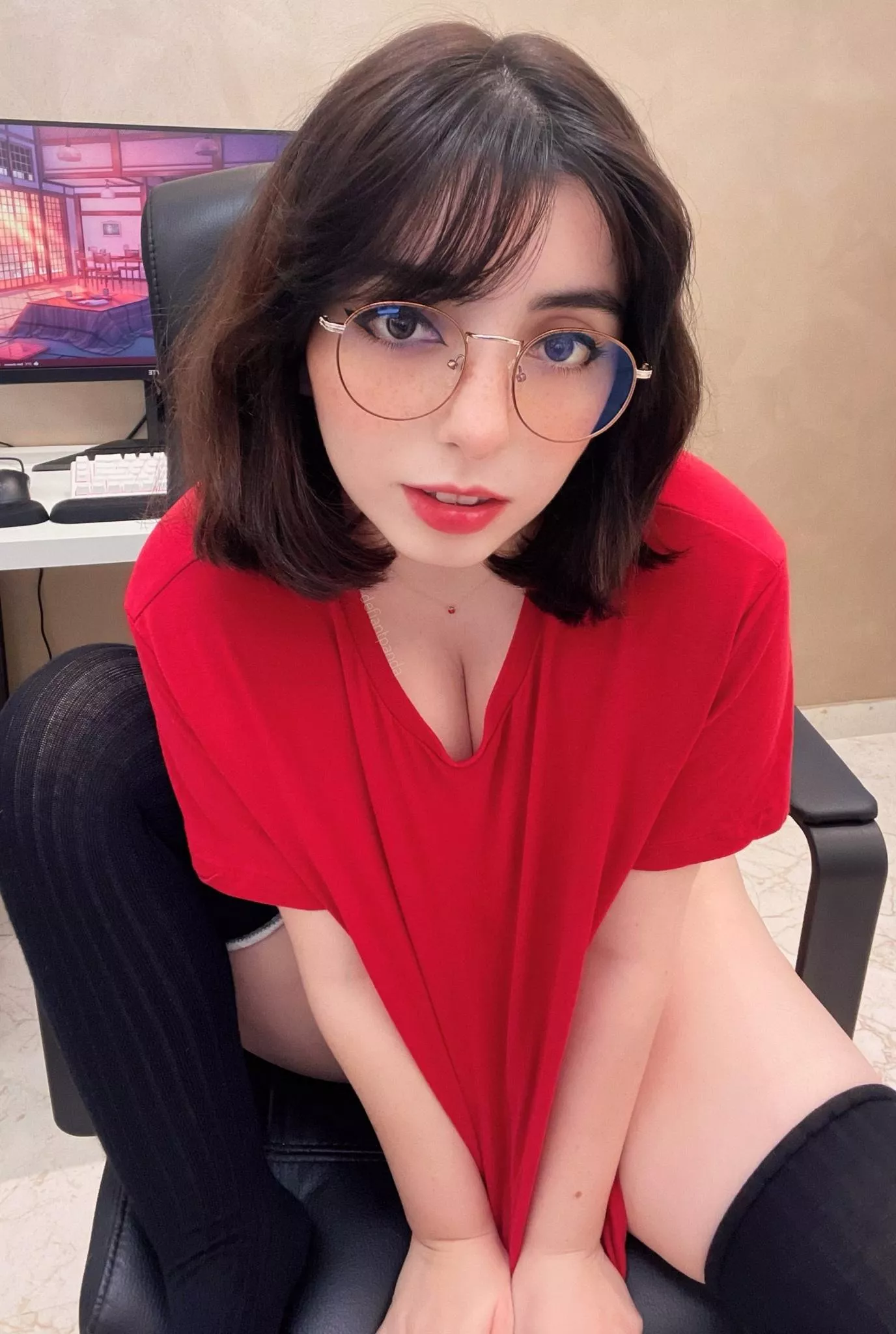 You can look down my shirt all you want