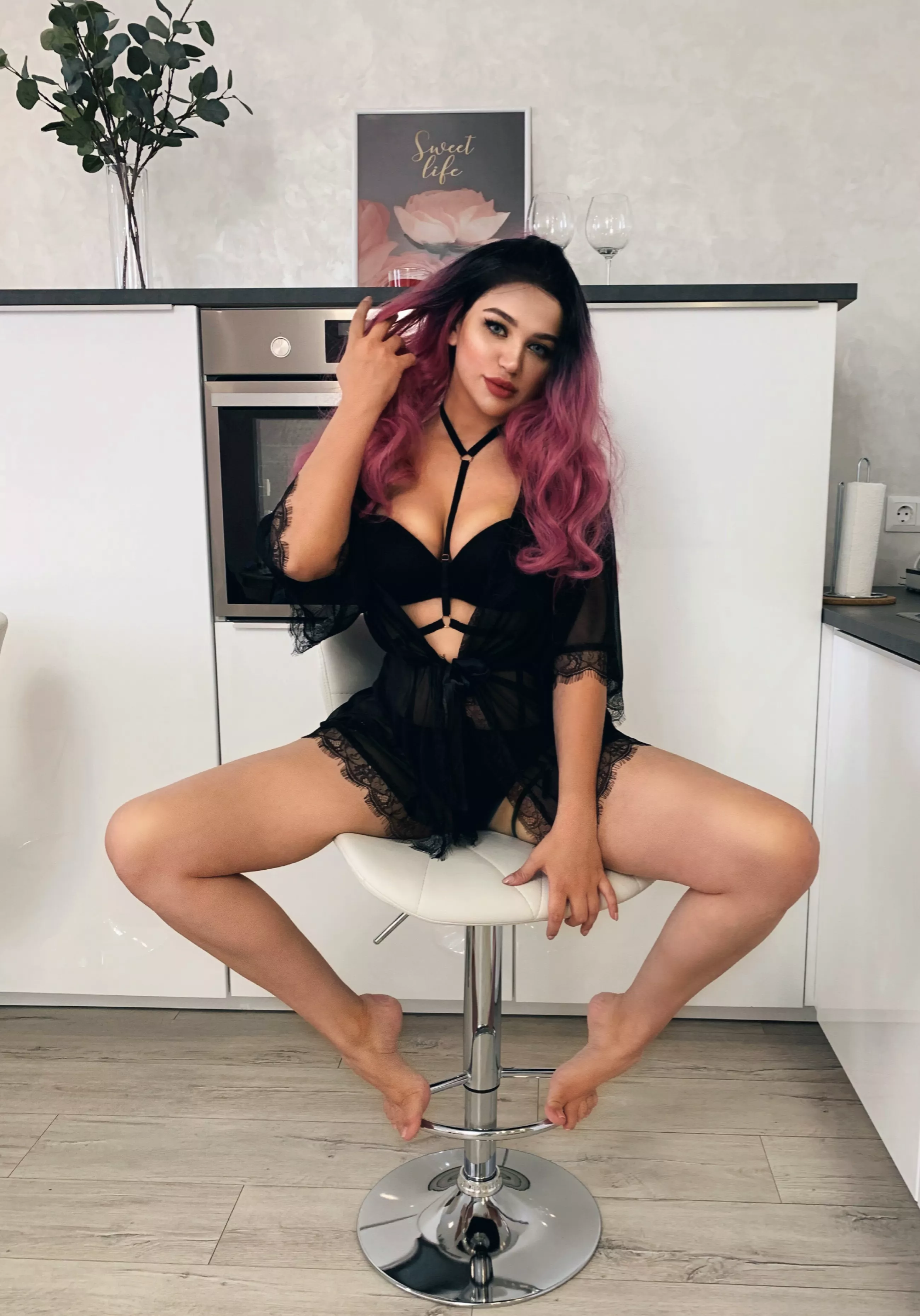 You can only choose one thing: boobs or my tight pussy?