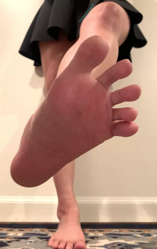 You can play with my soft asian soles if you promise not to look up my skirt π³