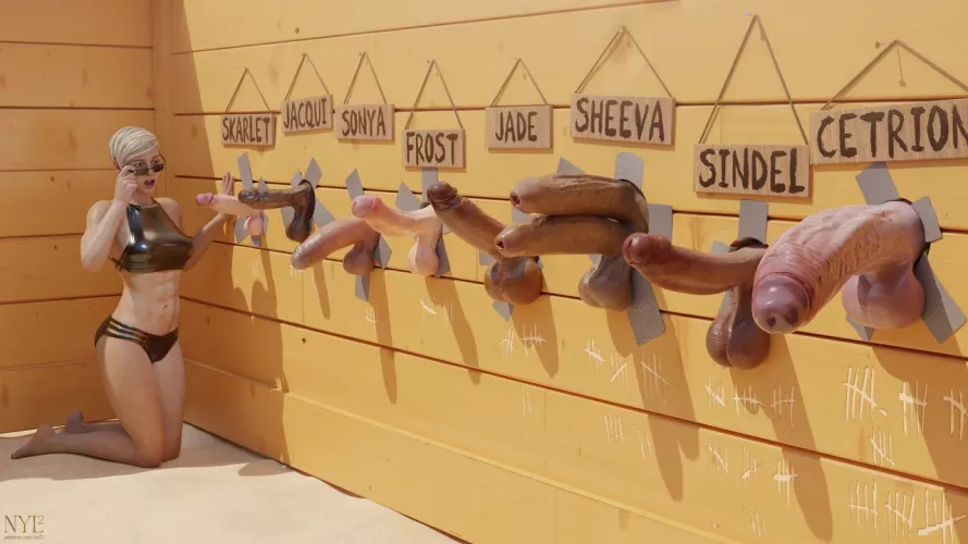 You can suck only one of these cocks so choose wisely