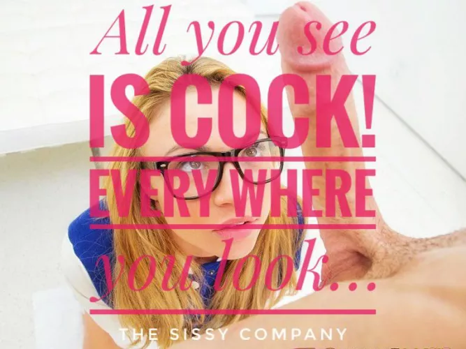 You canβt help your addiction to cock! π