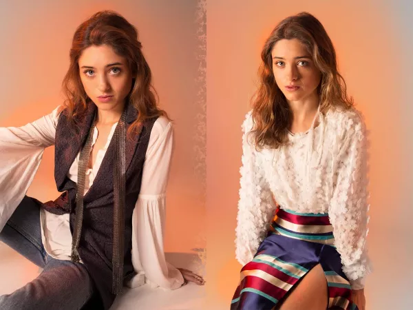 You could easily put Natalia Dyer into all sorts of creative positions You could easily put Natalia Dyer into all sorts of creative positions