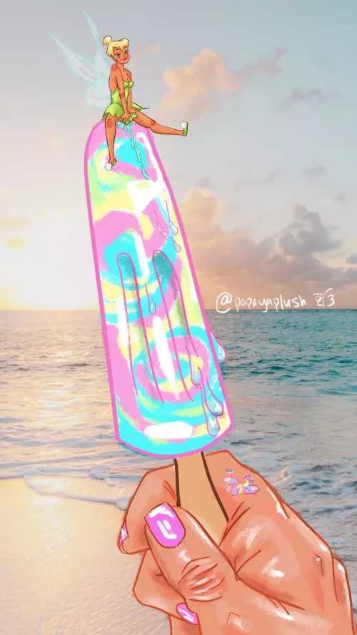 You could just eat her up...Tinkerbell cooling off on the beach (Papayaplush) You could just eat her up...Tinkerbell cooling off on the beach (Papayaplush)