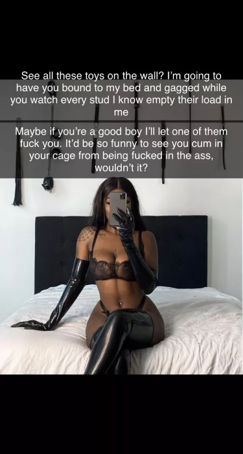 You do whatever she wants