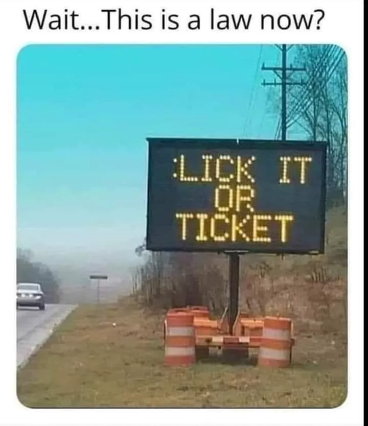 You gotta respect the law