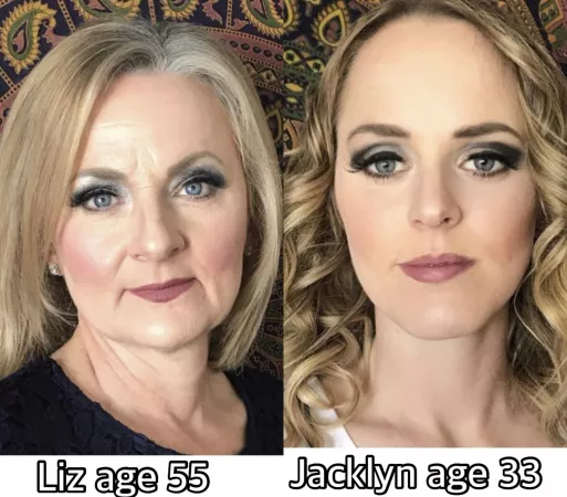 You guys loved the last post of my mother and big sister. Hereβs another collage of beauty shots of them. What would you do if you had both of them on there knees? Also what would be your guess on how many guys have throatfucked each one?ππ